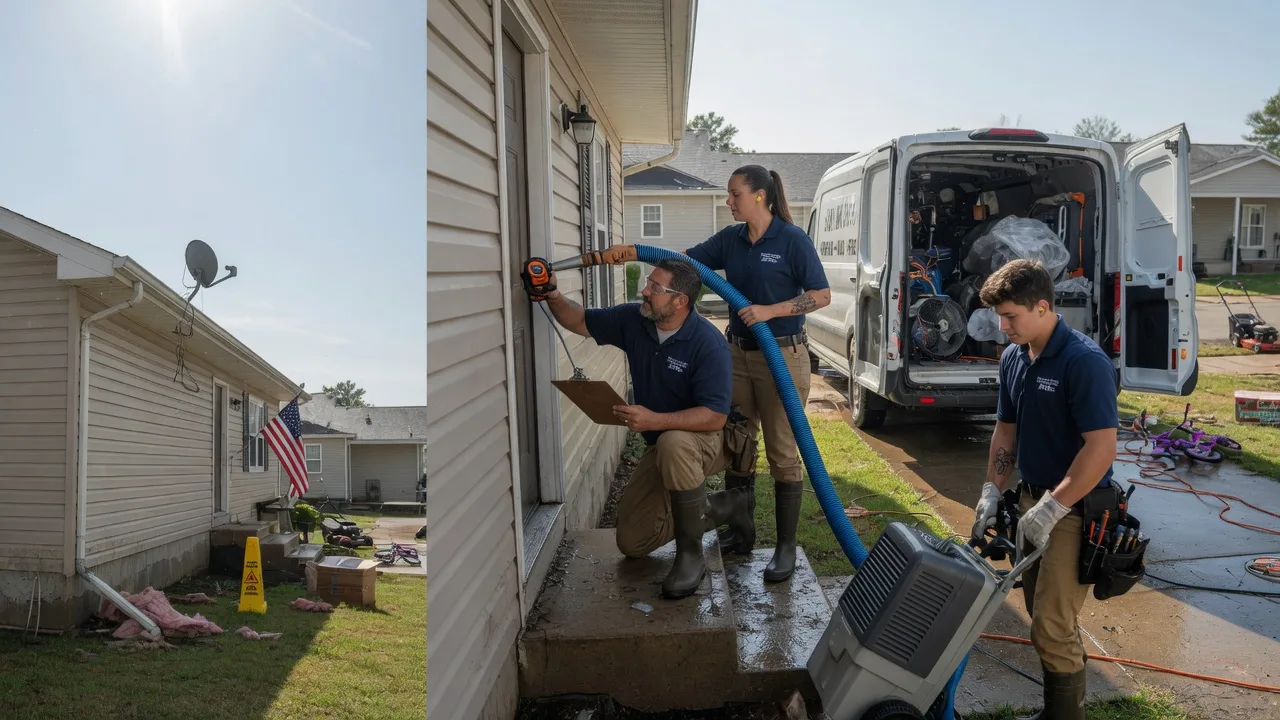 Ceiling Water Damage Restoration in Linden, VA near me